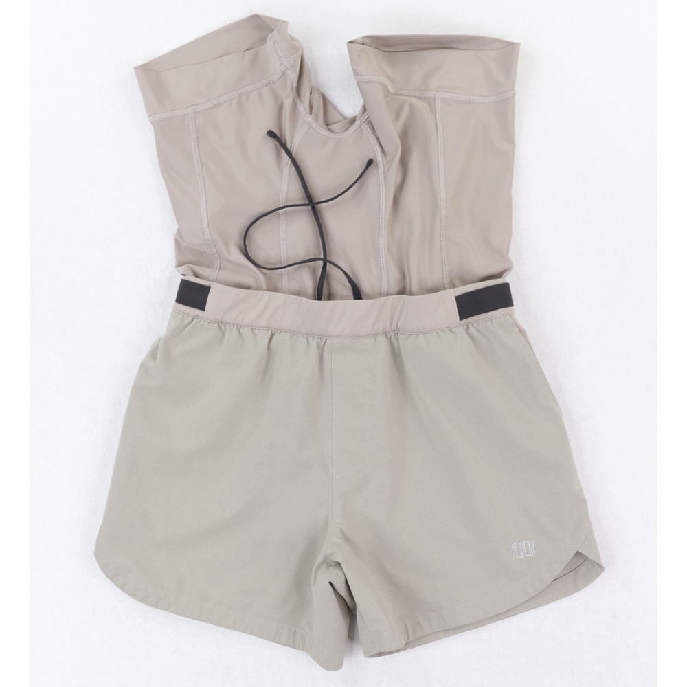 Topo Designs Shorts Mens Medium 4.5" Inseam Light Tan Athletic Running Lined - Picture 5 of 10
